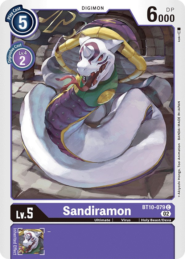 Sandiramon [BT10-079] [Xros Encounter] | Black Swamp Games