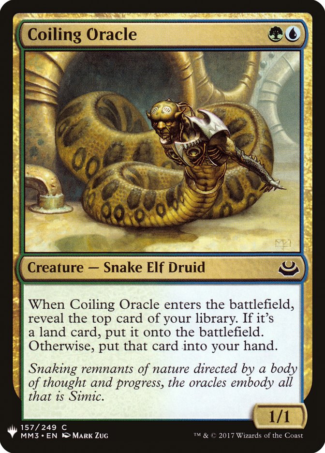 Coiling Oracle [Mystery Booster] | Black Swamp Games