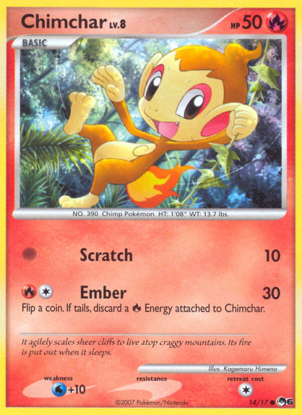 Chimchar (14/17) [POP Series 6] | Black Swamp Games