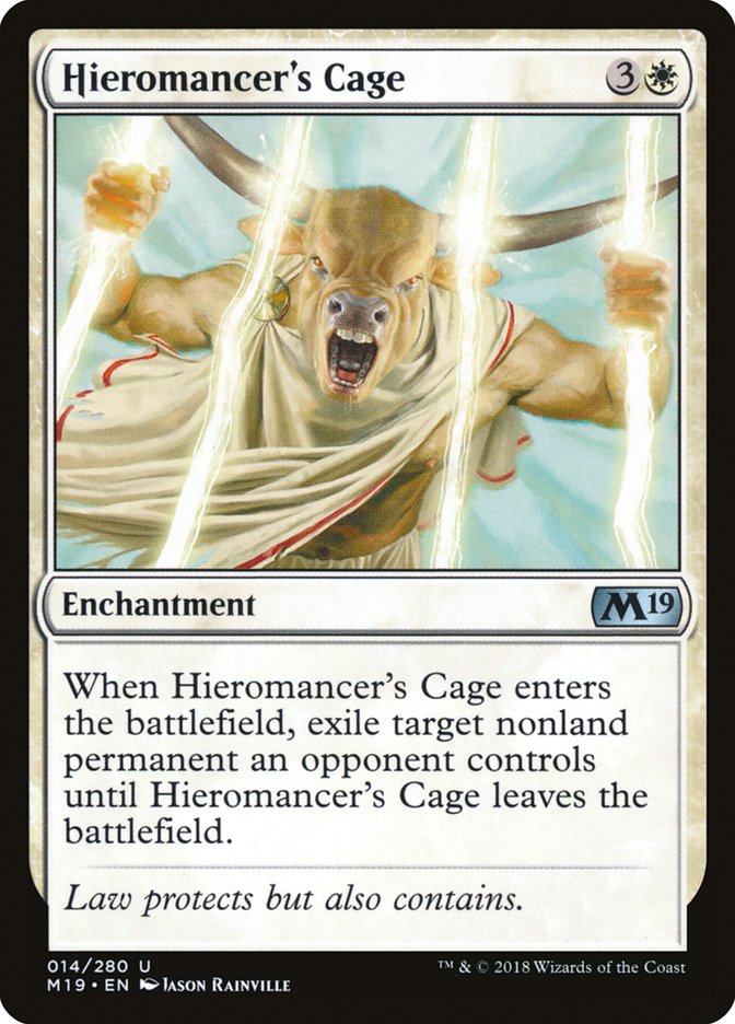 Hieromancer's Cage [Core Set 2019] | Black Swamp Games