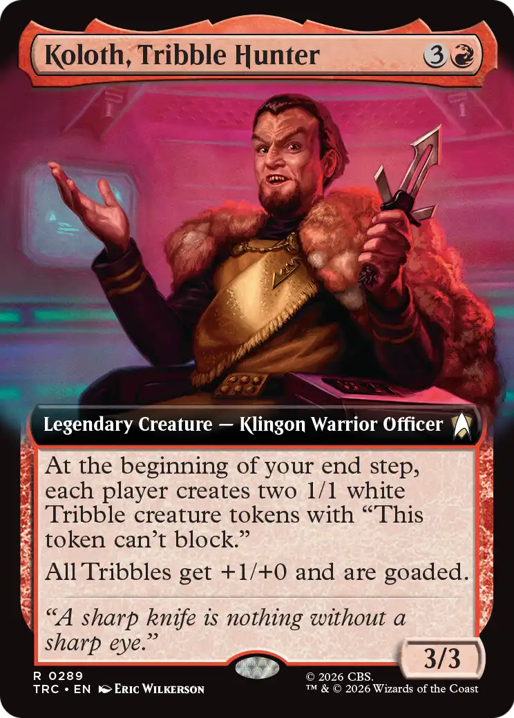 Koloth, Tribble Hunter (Extended Art) [Star Trek] | Black Swamp Games