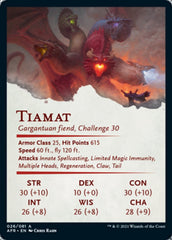 Tiamat Art Card [Dungeons & Dragons: Adventures in the Forgotten Realms Art Series] | Black Swamp Games