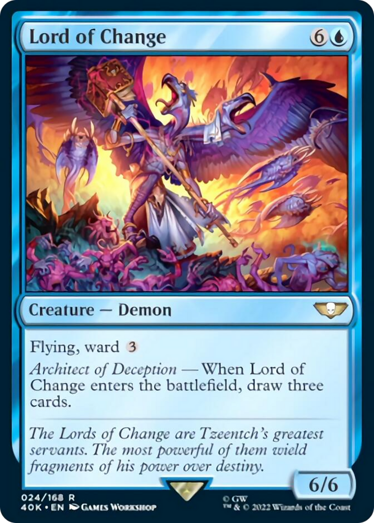 Lord of Change (Surge Foil) [Warhammer 40,000] | Black Swamp Games