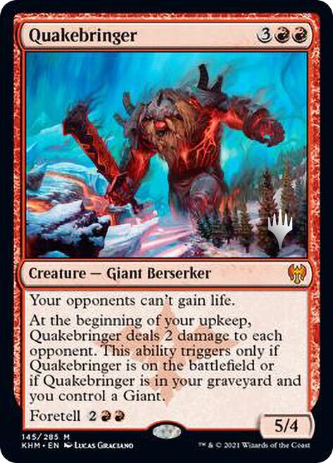 Quakebringer (Promo Pack) [Kaldheim Promos] | Black Swamp Games