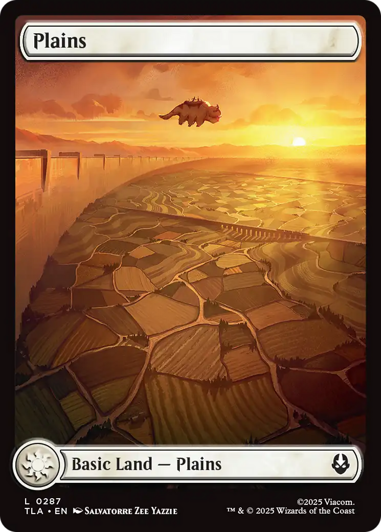 Plains (287) [Avatar: The Last Airbender] | Black Swamp Games