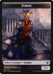 Human Soldier // Zombie Double-Sided Token [Theros Beyond Death Tokens] | Black Swamp Games