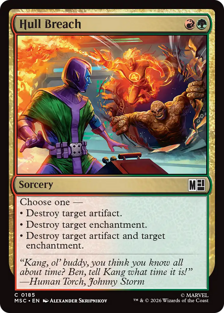 Hull Breach (Surge Foil) [Marvel Super Heroes Commander] | Black Swamp Games