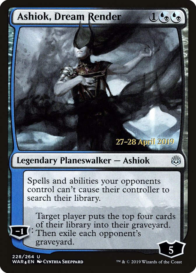 Ashiok, Dream Render [War of the Spark Prerelease Promos] | Black Swamp Games