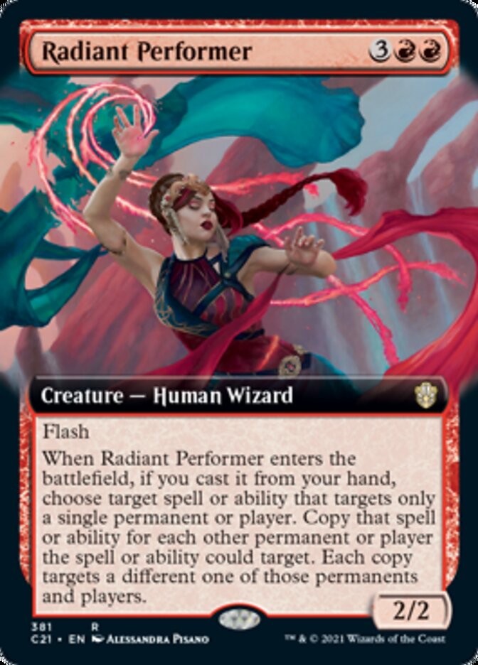 Radiant Performer (Extended Art) [Commander 2021] | Black Swamp Games