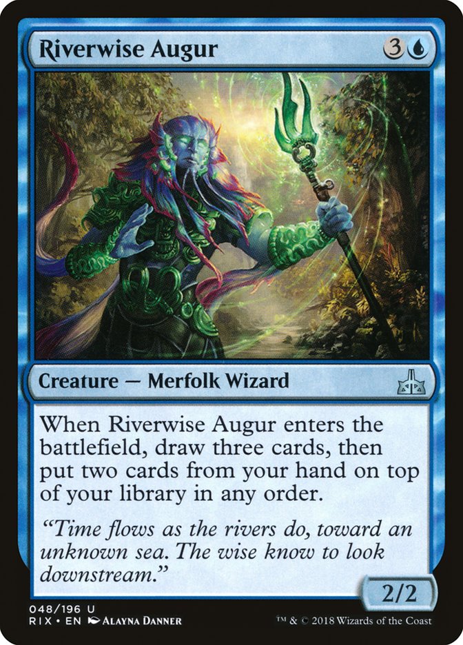 Riverwise Augur [Rivals of Ixalan] | Black Swamp Games