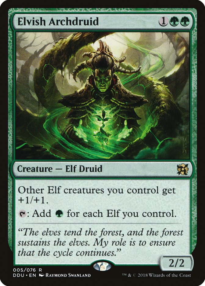 Elvish Archdruid [Duel Decks: Elves vs. Inventors] | Black Swamp Games