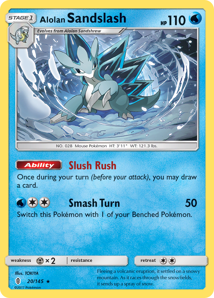 Alolan Sandslash (20/145) [Sun & Moon: Guardians Rising] | Black Swamp Games