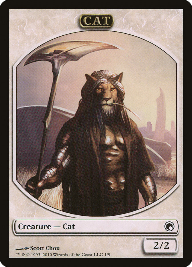 Cat Token [Scars of Mirrodin Tokens] | Black Swamp Games