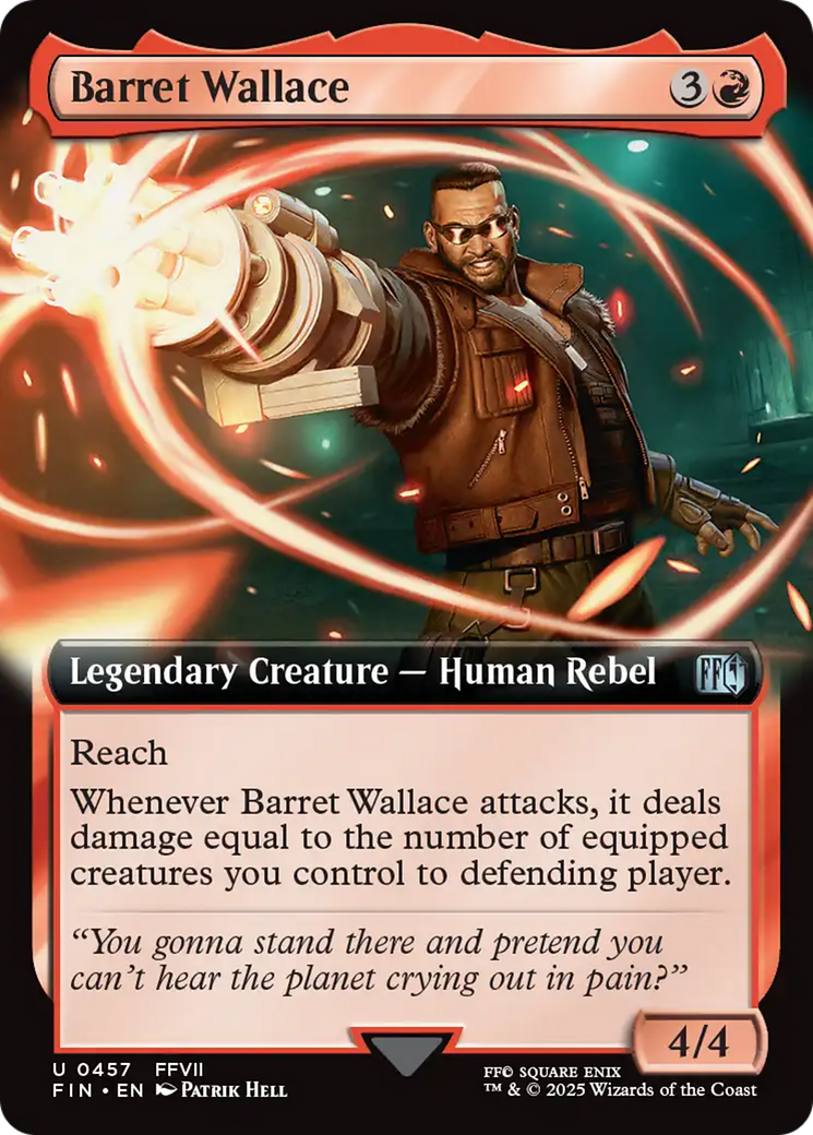 Barret Wallace (Extended Art) [FINAL FANTASY] | Black Swamp Games