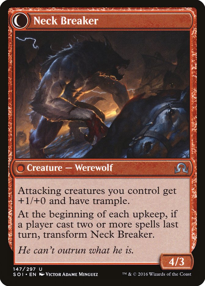 Breakneck Rider // Neck Breaker [Shadows over Innistrad] | Black Swamp Games