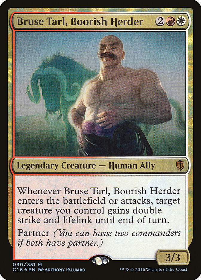 Bruse Tarl, Boorish Herder [Commander 2016] | Black Swamp Games
