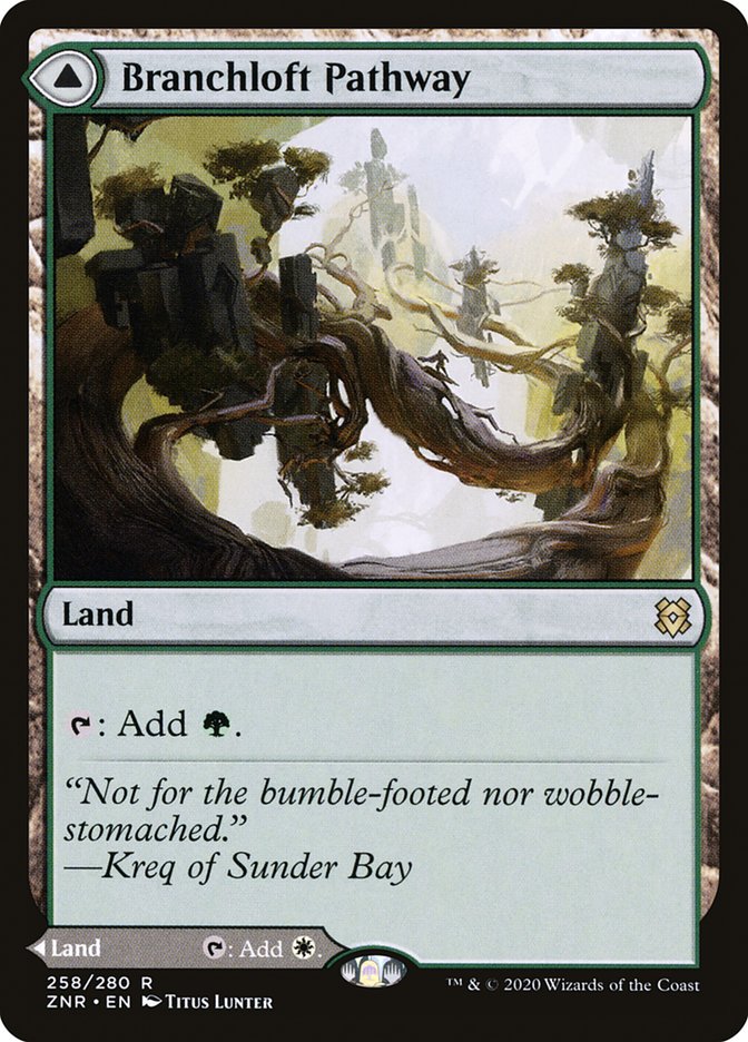 Branchloft Pathway // Boulderloft Pathway [Zendikar Rising] | Black Swamp Games