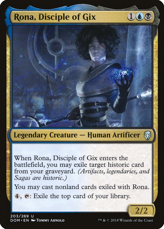 Rona, Disciple of Gix [Dominaria] | Black Swamp Games