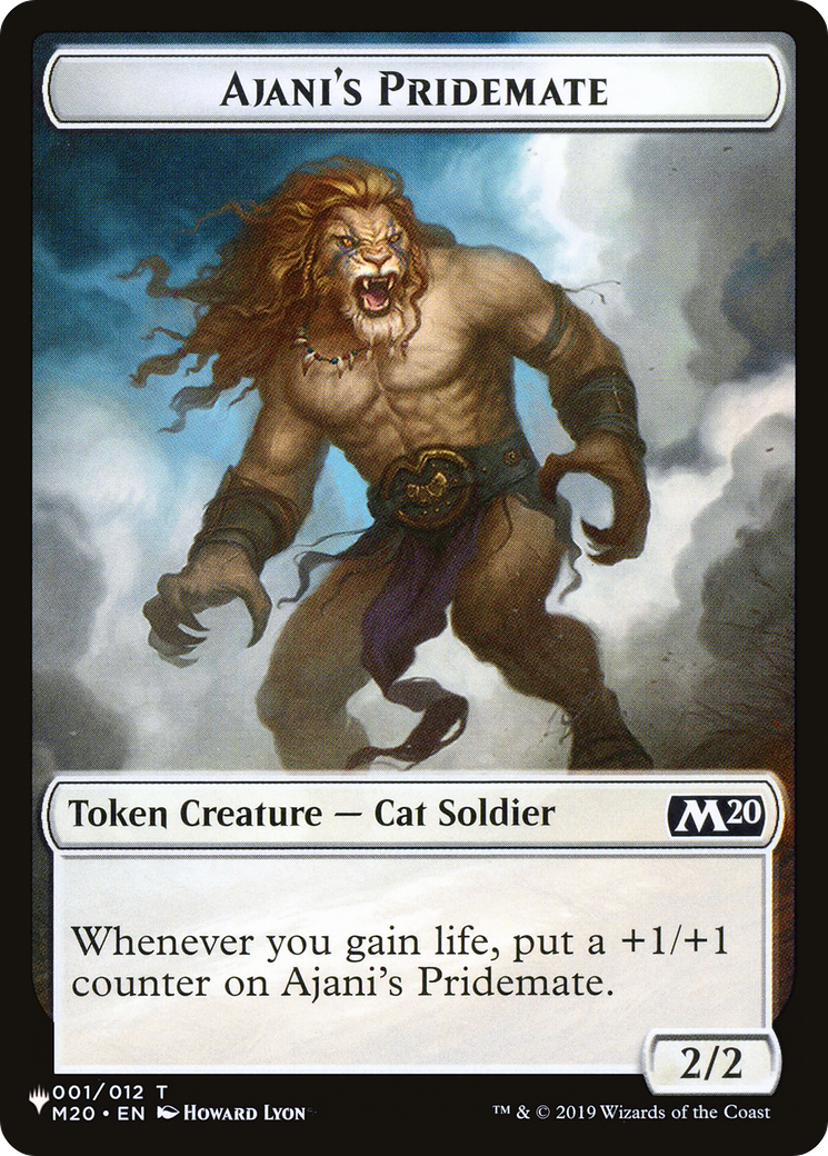 Ajani's Pridemate (FDN) [The List] | Black Swamp Games
