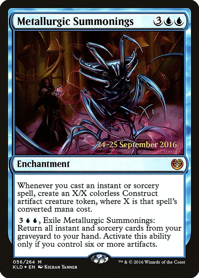 Metallurgic Summonings [Kaladesh Prerelease Promos] | Black Swamp Games