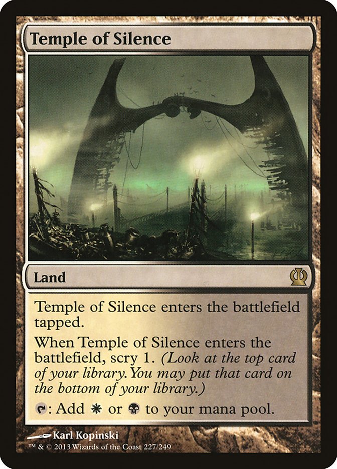 Temple of Silence [Theros] | Black Swamp Games