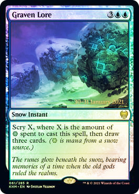 Graven Lore [Kaldheim Prerelease Promos] | Black Swamp Games
