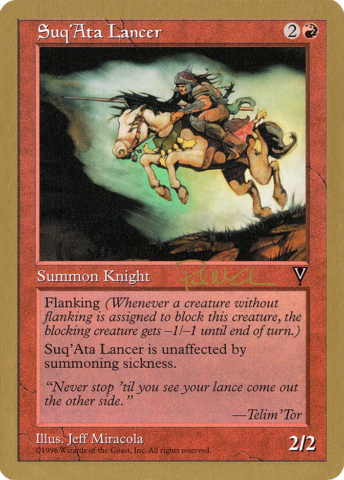 Suq'Ata Lancer (Paul McCabe) [World Championship Decks 1997] | Black Swamp Games
