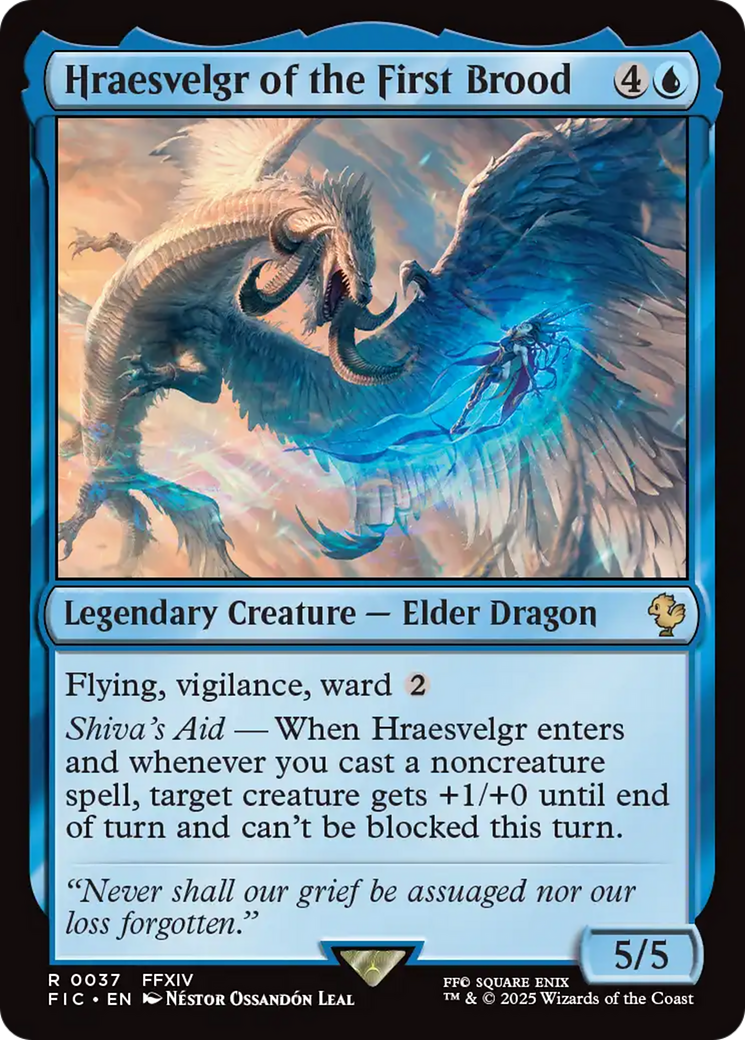 Hraesvelgr of the First Brood [FINAL FANTASY Commander] | Black Swamp Games