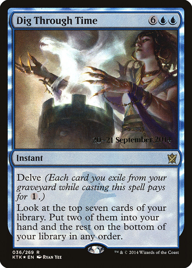 Dig Through Time [Khans of Tarkir Prerelease Promos] | Black Swamp Games