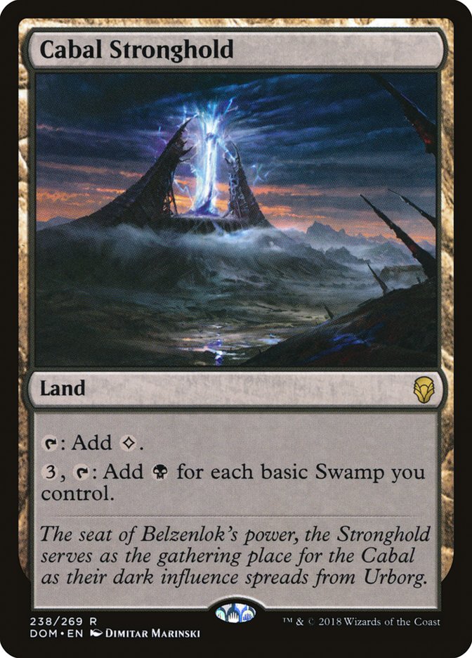 Cabal Stronghold [Dominaria] | Black Swamp Games