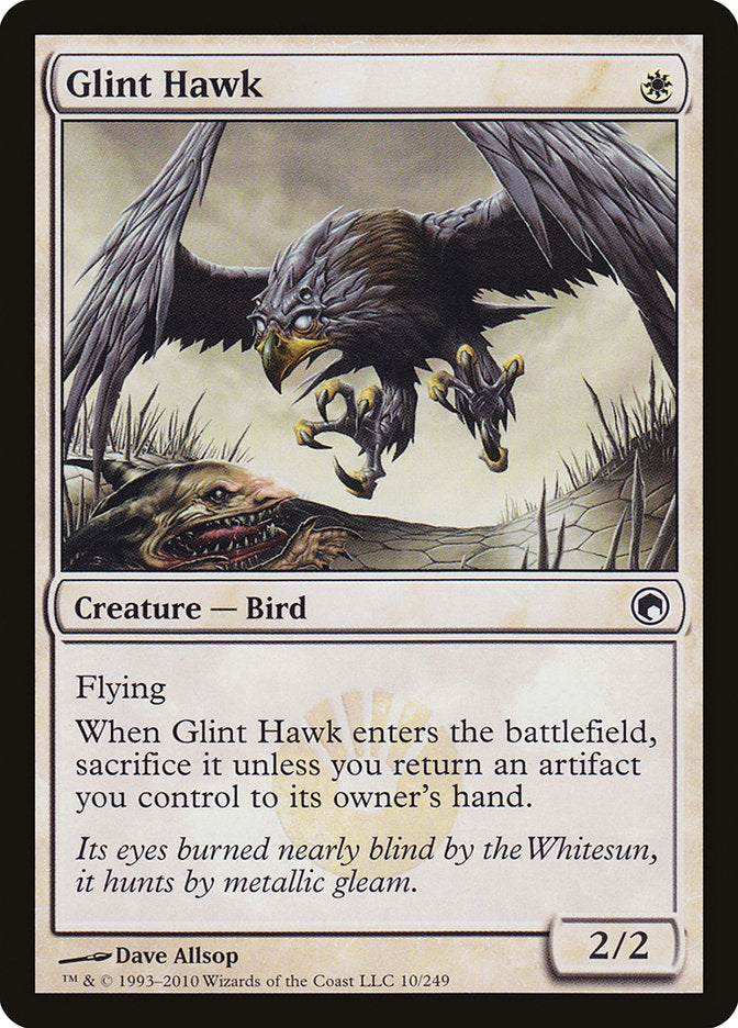 Glint Hawk [Scars of Mirrodin] | Black Swamp Games