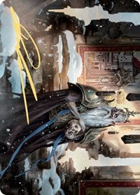 Narfi, Betrayer King Art Card (Gold-Stamped Signature) [Kaldheim Art Series] | Black Swamp Games