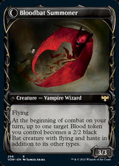 Voldaren Bloodcaster // Bloodbat Summoner (Showcase Fang Frame) [Innistrad: Crimson Vow] | Black Swamp Games