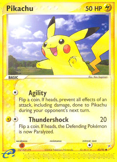Pikachu (43/95) [EX: Team Magma vs Team Aqua] | Black Swamp Games
