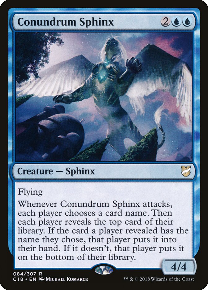 Conundrum Sphinx [Commander 2018] | Black Swamp Games