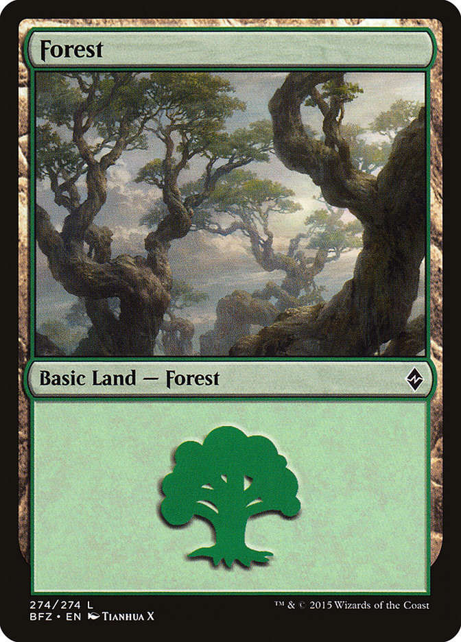 Forest [Battle for Zendikar] | Black Swamp Games