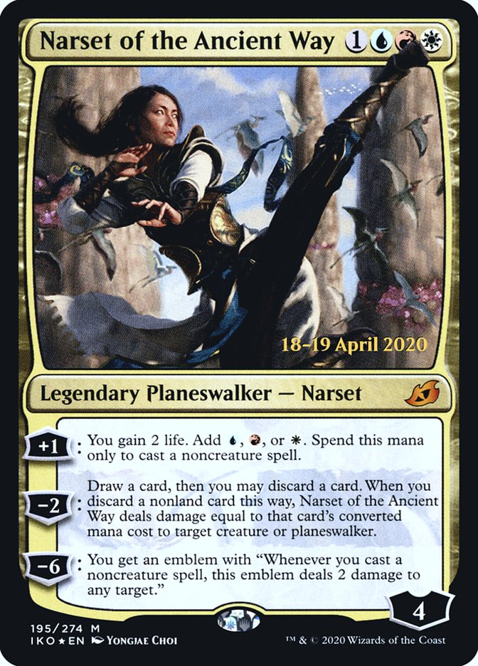 Narset of the Ancient Way [Ikoria: Lair of Behemoths Prerelease Promos] | Black Swamp Games