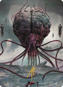 Elder Brain Art Card (Gold-Stamped Signature) [Commander Legends: Battle for Baldur's Gate Art Series] | Black Swamp Games