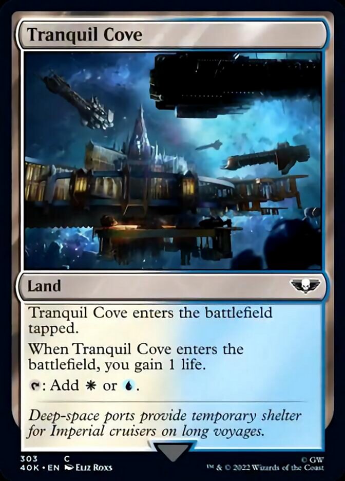 Tranquil Cove (Surge Foil) [Warhammer 40,000] | Black Swamp Games