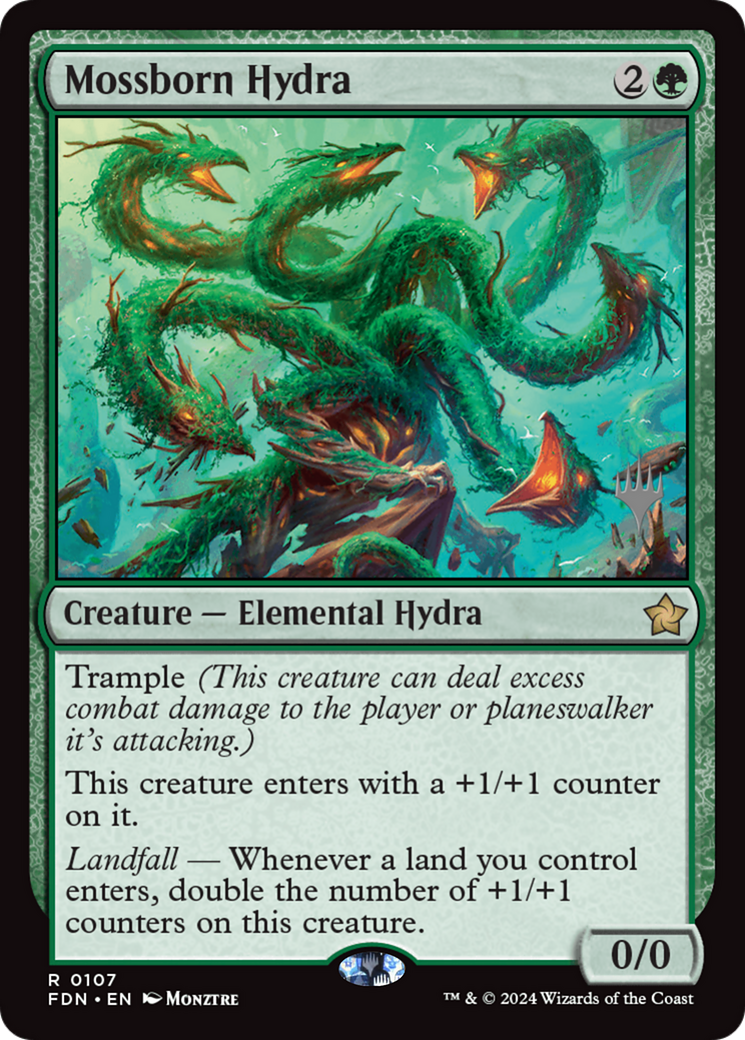 Mossborn Hydra [Lorwyn Eclipsed Promos] | Black Swamp Games