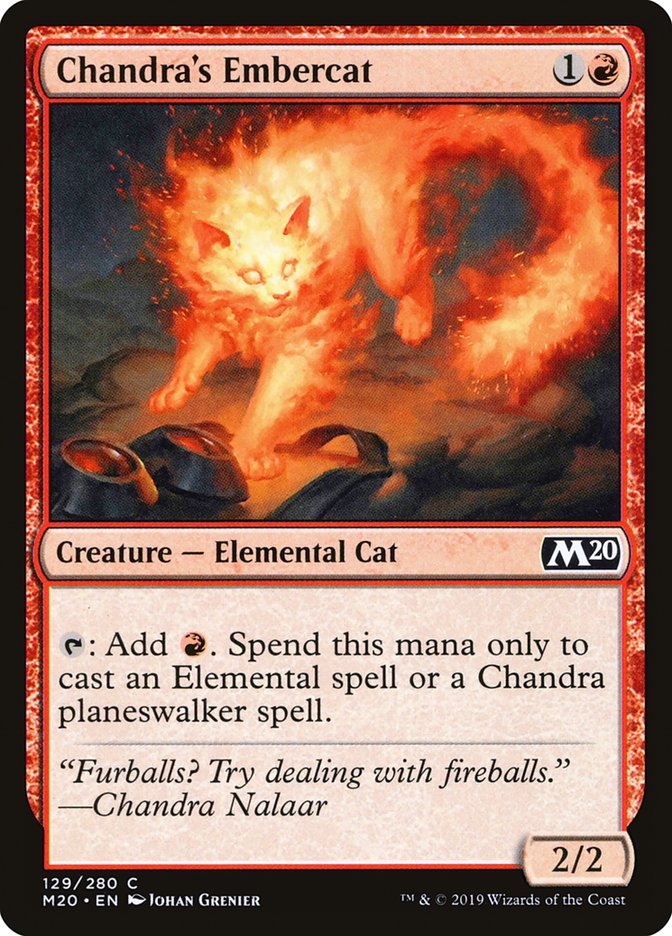 Chandra's Embercat [Core Set 2020] | Black Swamp Games