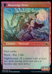 Brutal Cathar // Moonrage Brute [Innistrad: Midnight Hunt Prerelease Promos] | Black Swamp Games