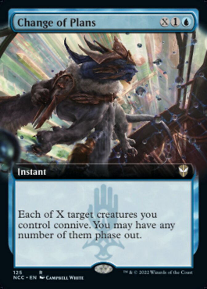 Change of Plans (Extended Art) [Streets of New Capenna Commander] | Black Swamp Games