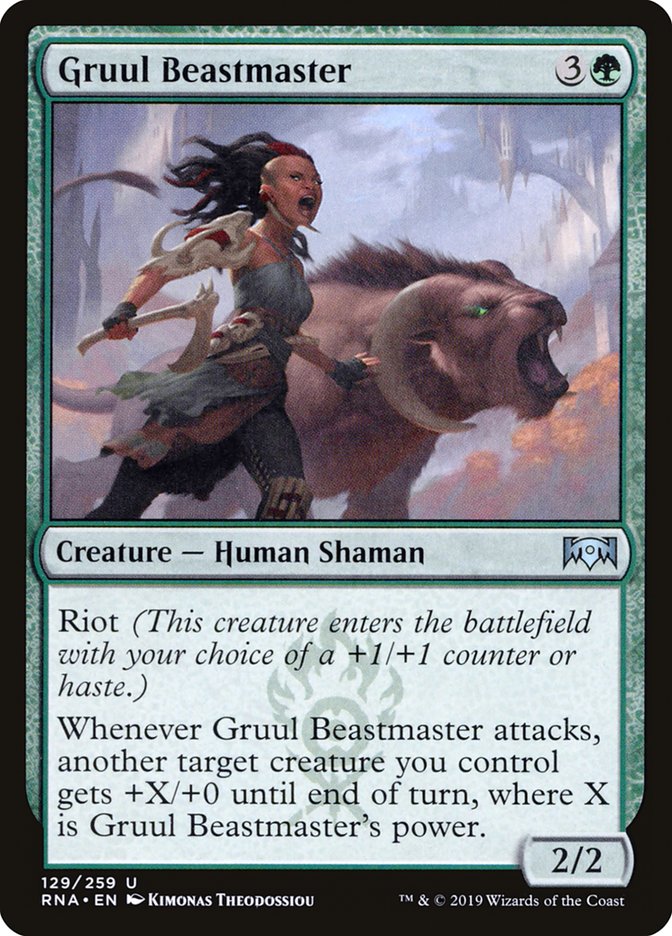 Gruul Beastmaster [Ravnica Allegiance] | Black Swamp Games