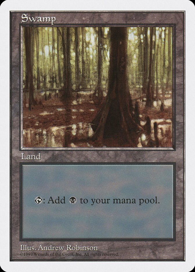Swamp (439) [Fifth Edition] | Black Swamp Games