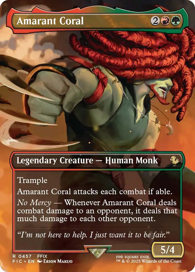 Amarant Coral (Borderless) [FINAL FANTASY Commander] | Black Swamp Games