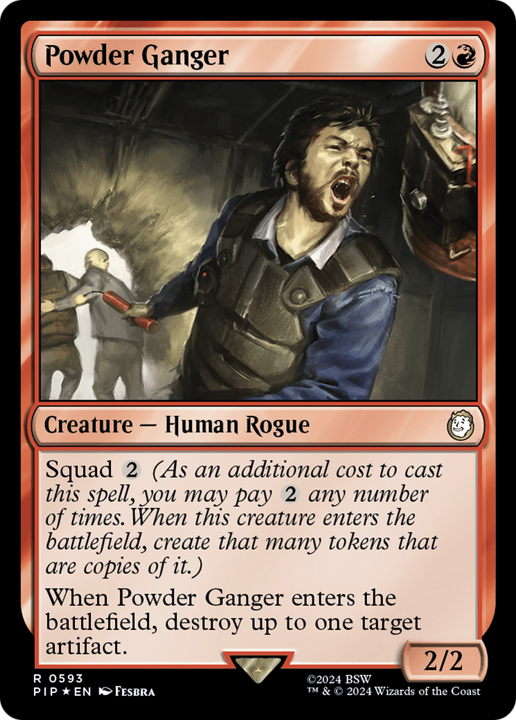 Powder Ganger (Surge Foil) [Fallout] | Black Swamp Games