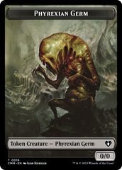 Manifest // Phyrexian Germ Double-Sided Token [Commander Masters Tokens] | Black Swamp Games