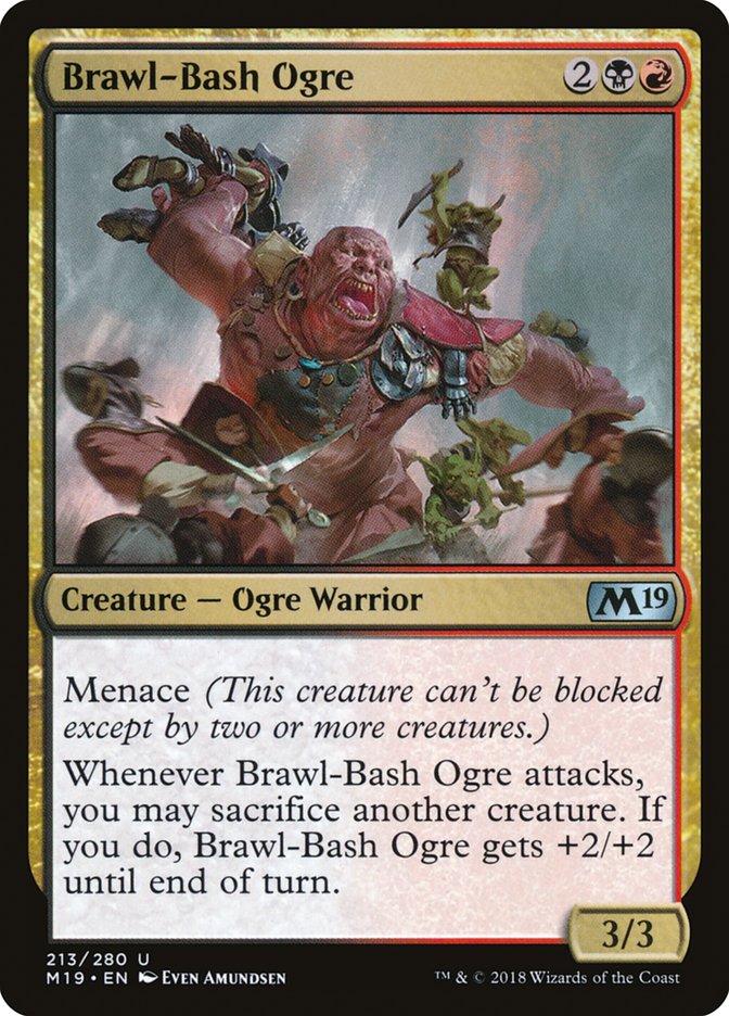 Brawl-Bash Ogre [Core Set 2019] | Black Swamp Games