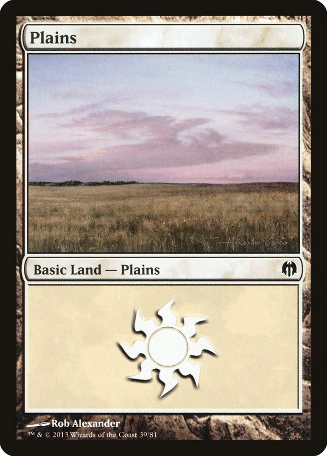 Plains (39) [Duel Decks: Heroes vs. Monsters] | Black Swamp Games